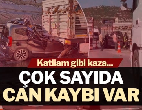 Katliam gibi kaza! Tıra arkadan çarpan araçtaki 5 kişi yaşamını yitirdi