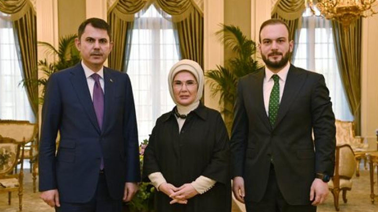 Emine Erdoğan, Bakan Kurum ve Sıfır Atık Vakfı Başkanı Ağırbaş ile görüştü