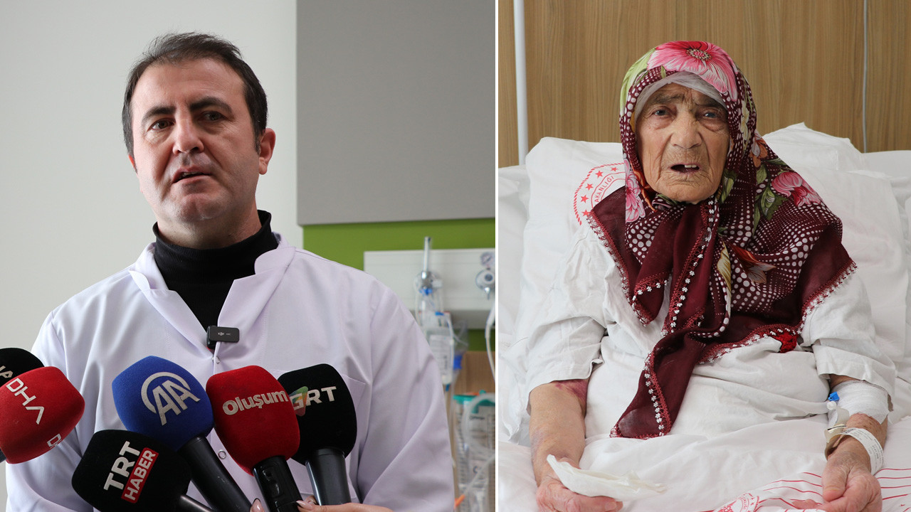 Gaziantep’te 87 yaşındaki kadının karnından çıkan tümörün büyüklüğü şaşırttı