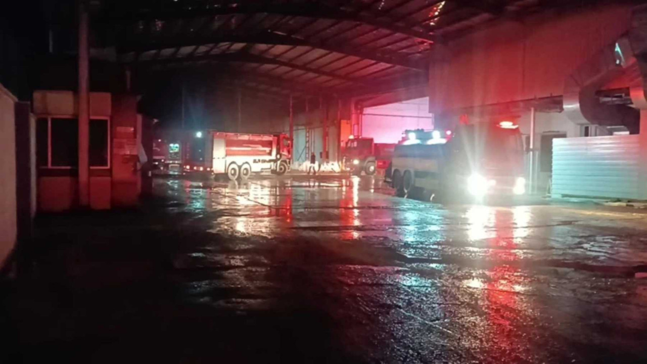 Gaziantep’te makarna fabrikasında korkutan yangın