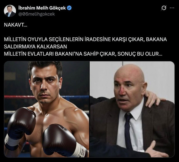 Melih Gökçek'ten yapay zekalı gönderme - Resim: 0