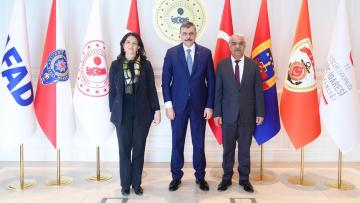 İçişleri Bakanı Çiftçi, DEM Partili Buldan ve Sancar ile görüştü