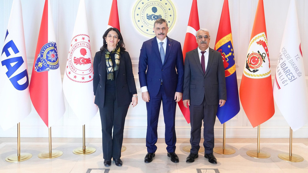İçişleri Bakanı Çiftçi, DEM Partili Buldan ve Sancar ile görüştü