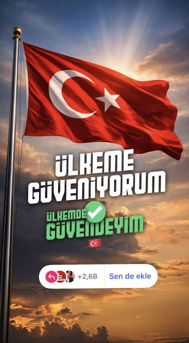 Orta Doğuda çıkan savaş sonrası Instagram'da yeni akım: Ülkeme güveniyorum - Resim: 0